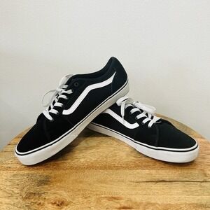 Vans Filmore Decon Old school Skate Shoes Men's size 14 black white